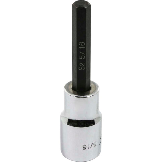 Socket - Hex Head, 5/16" x 1/2" Drive