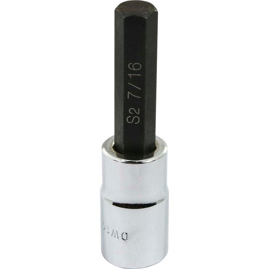 Socket - Hex Head, 7/16" x 1/2" Drive