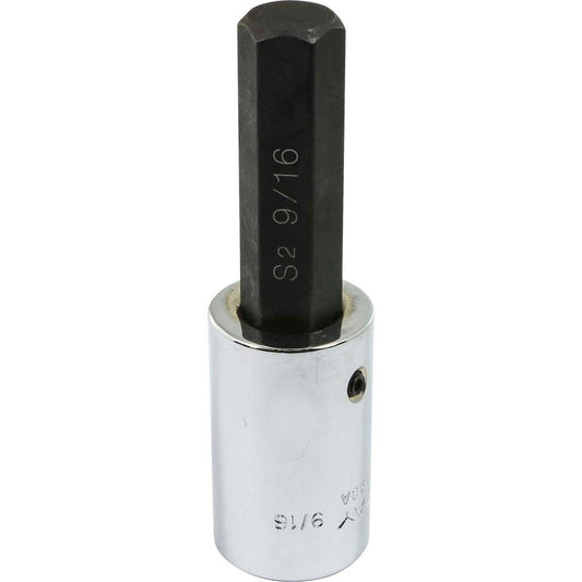 Socket - Hex Head, 9/16" x 1/2" Drive