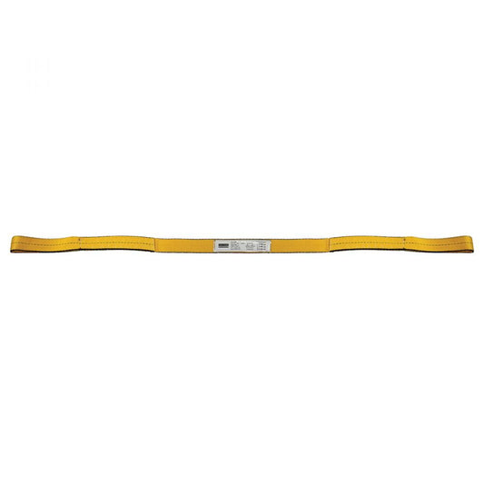 Yellow Polyester Sling T3 2 Ply 1" x 2' E6