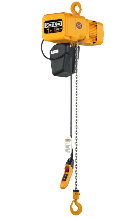 ER2 Electric Chain Hoist, 2T Capacity, 21ft Lift