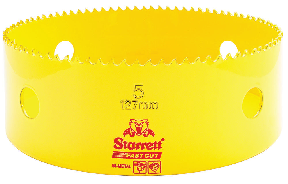 5'' (127mm) Fast Cut Straight Pitch Bi-Metal Hole Saw