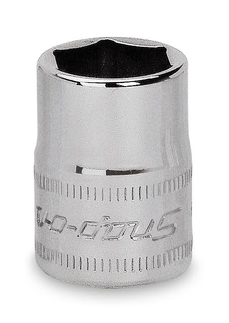 3/8" Drive 6-Point Metric 12 mm Flank Drive® Shallow Socket