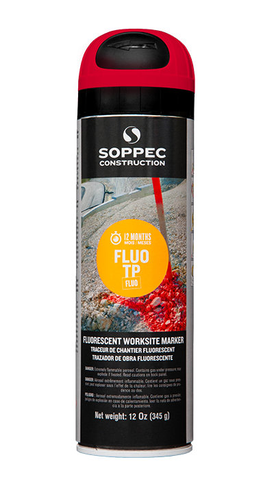 Fluorescent Orange Inversion Paint Solvent-Based