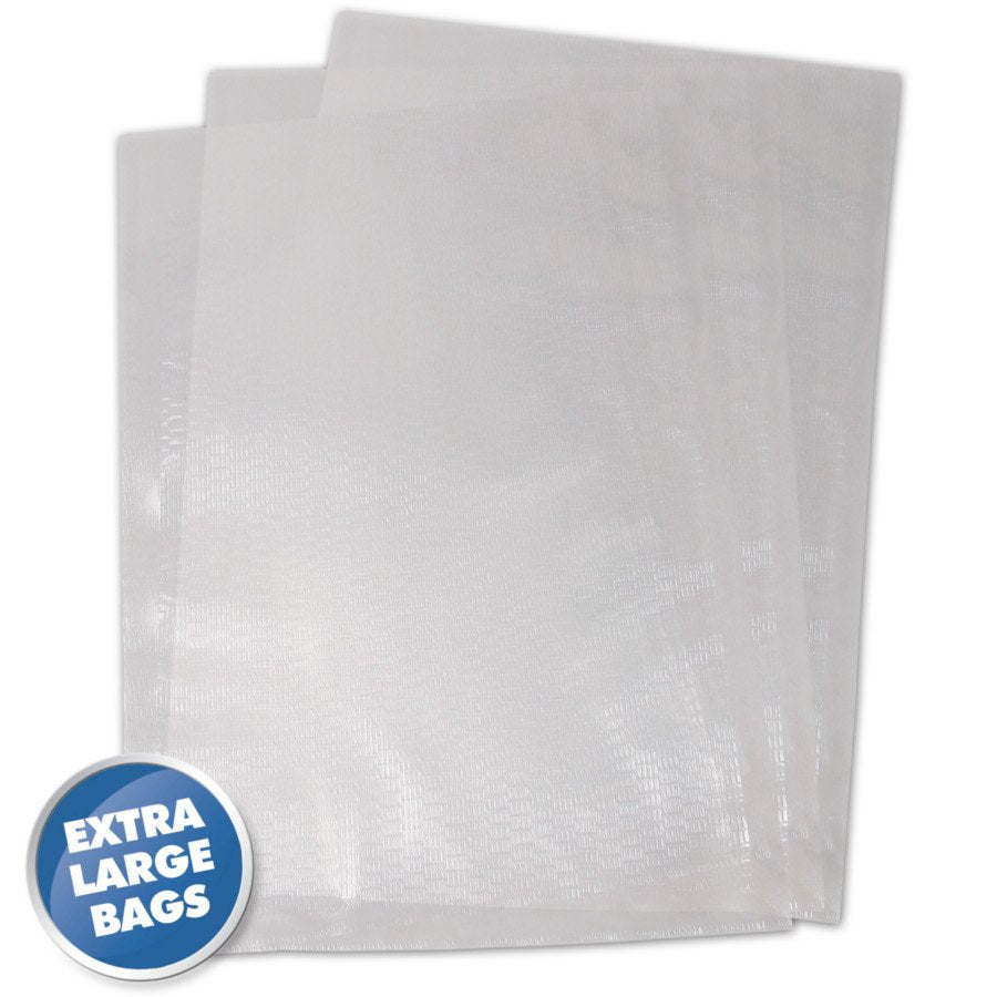 Vacuum Bag, Double Channel, 15 In X 18 In, 4 Mil