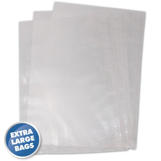 Vacuum Bag, Double Channel, 15 In X 18 In, 4 Mil