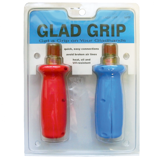 Red And Blue Set, Packaged Gladhand Grips