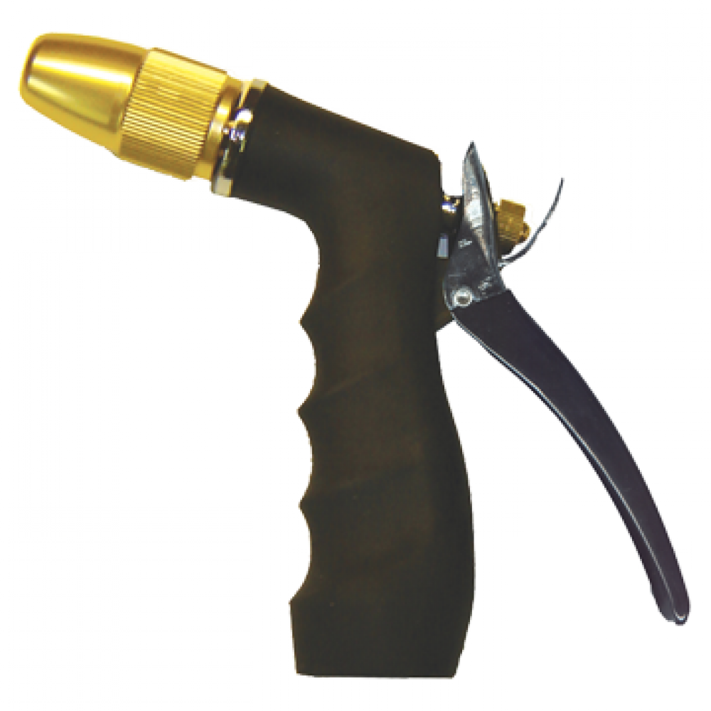 Adjustable Water Nozzle, Brass-Zinc, 5-1/2