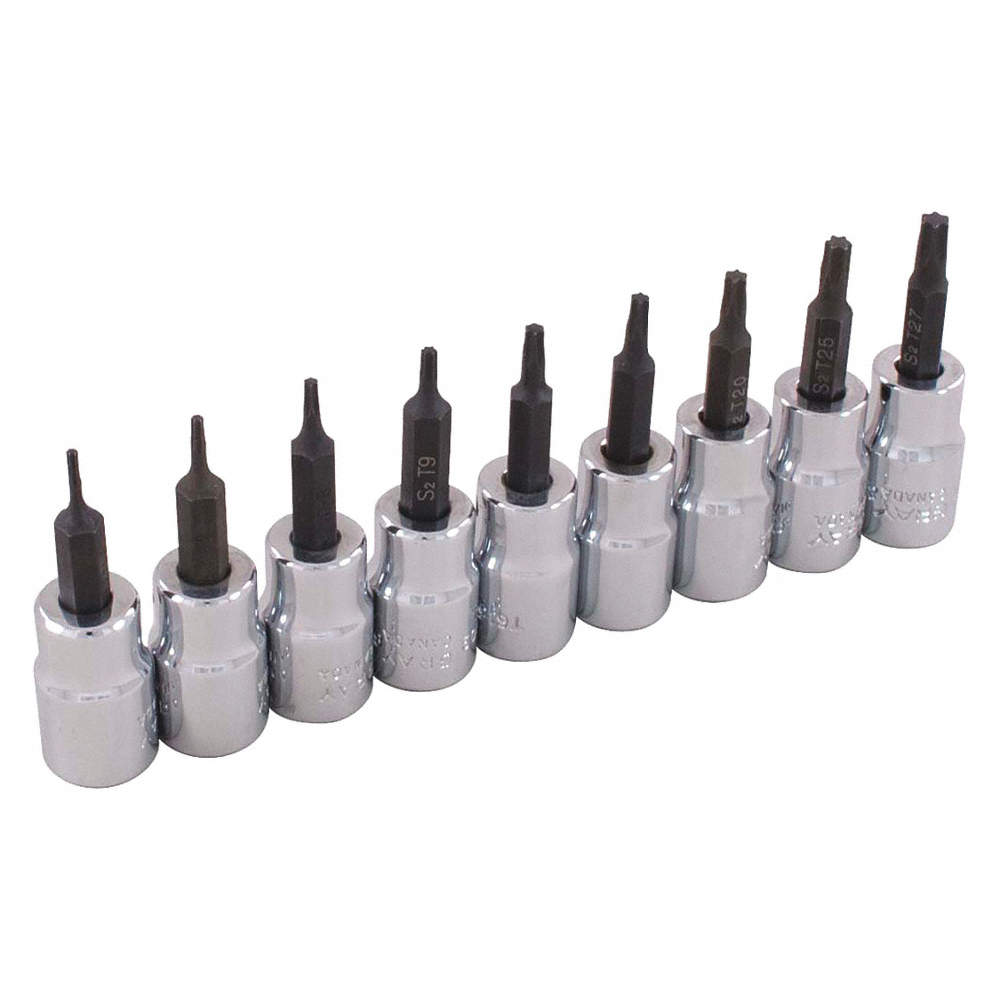 9-Piece 3/8" Drive Torx Socket Set