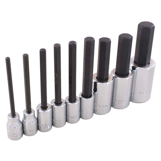 Jeu de 12 douilles métriques à entraînement 3/8 po, 6 pans