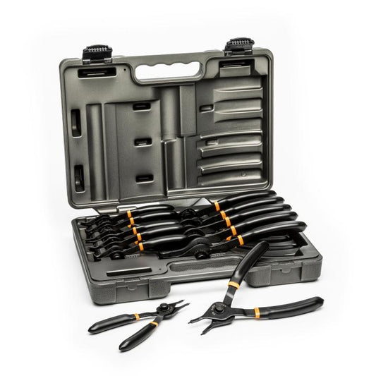 Gearwrench, 12 Pc. Fixed Tip Convertible Snap Ring Plier Set
