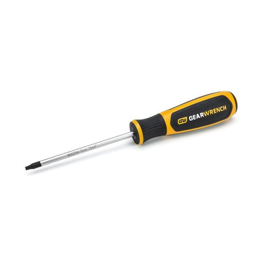 Les tournevis GEARWRENCH sont conçus de manière ergonomique pour s'adapter parfaitement à votre main pendant le travail. La forme trilobée du manche offre des performances optimales avec un minimum d'effort. Le manche bi-matière résiste à l'huile et 