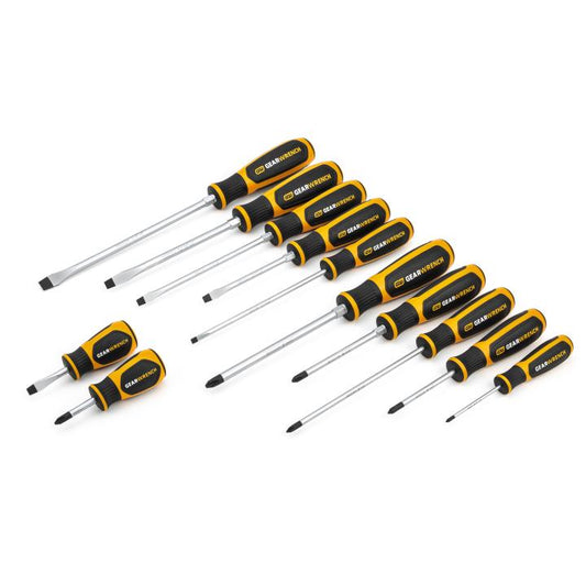 Gearwrench, 12 Pc. Phillips®/Slotted Dual Material Screwdriver Set