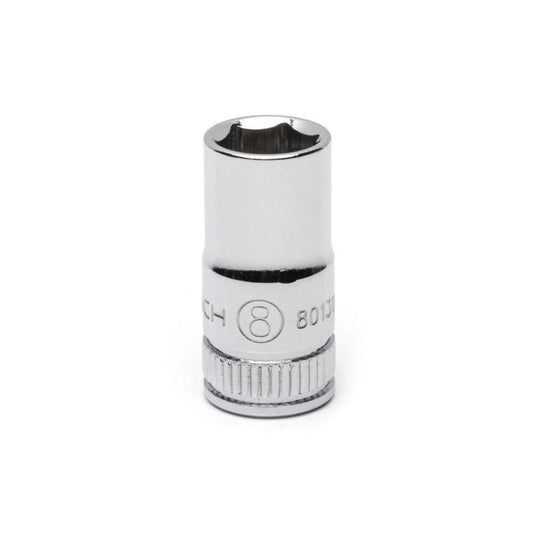 Gearwrench, 1/4" Drive 6 Point Standard Metric Socket 8mm