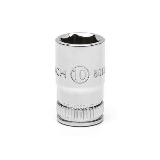 Gearwrench, 1/4" Drive 6 Point Standard Metric Socket 10mm