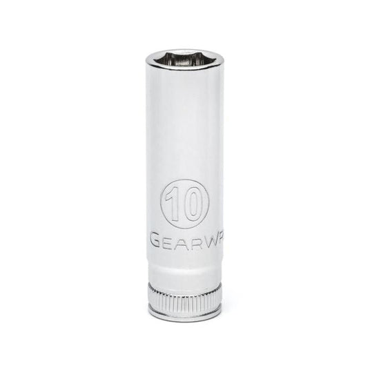 Gearwrench, 1/4" Drive 6 Point Deep Metric Socket 10mm