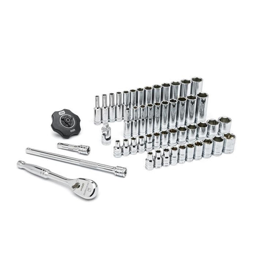 Gearwrench, 51 Pc. 1/4" Drive 6 Point 120XP™ Standard & Deep SAE/Metric Mechanics Tool Set