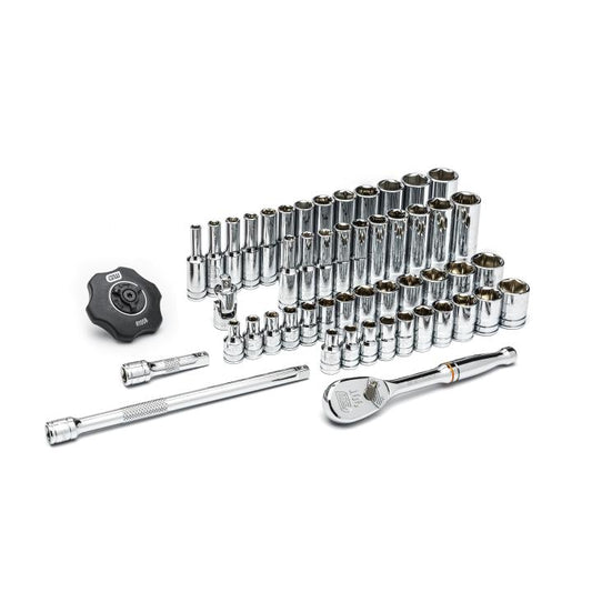 Gearwrench, 51 Pc. 1/4" Drive 6 Point Socket Set