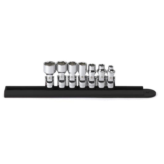Gearwrench, 7 Pc. 1/4" Drive 6 Point SAE Flex Socket Set