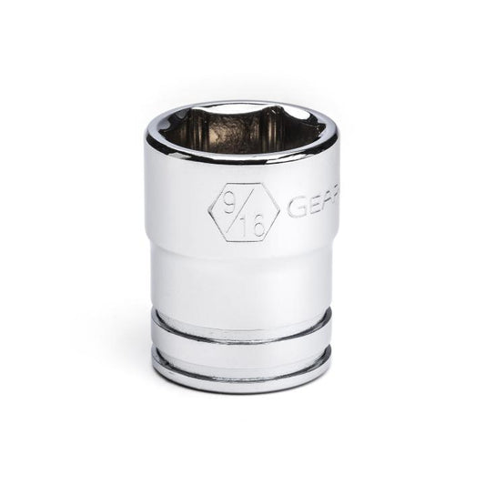 Gearwrench, 3/8" Drive 6 Point Standard SAE Socket 9/16"
