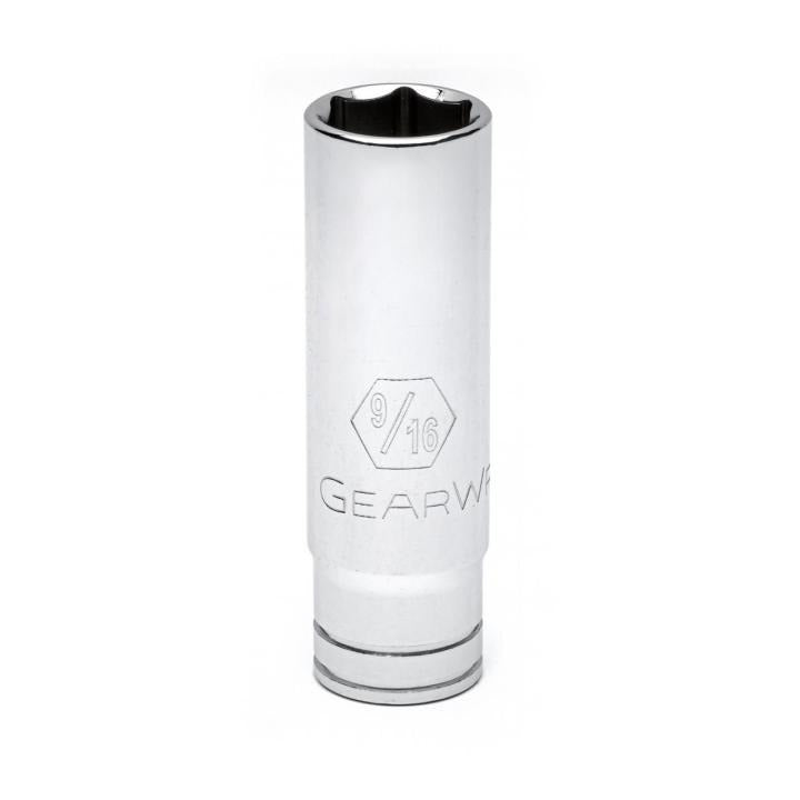 Gearwrench, douille SAE profonde à 6 pans, entraînement 3/8", 9/16"