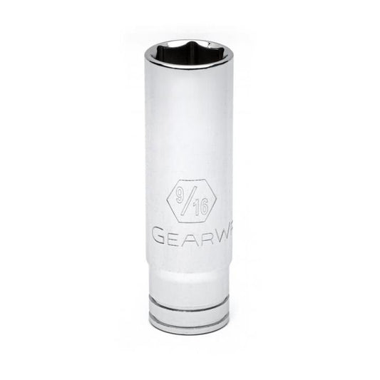 Gearwrench, 3/8" Drive 6 Point Deep SAE Socket 9/16"