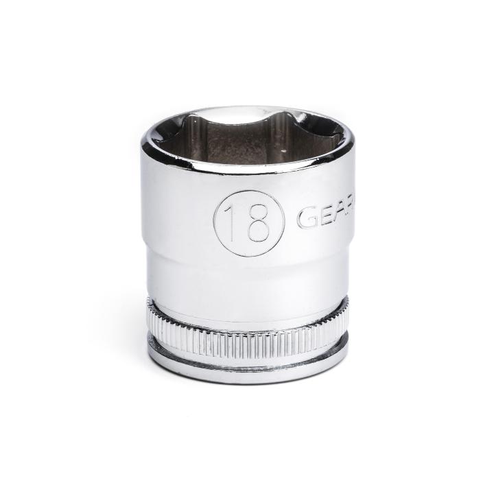 Gearwrench, 3/8" Drive 6 Point Standard Metric Socket 18mm