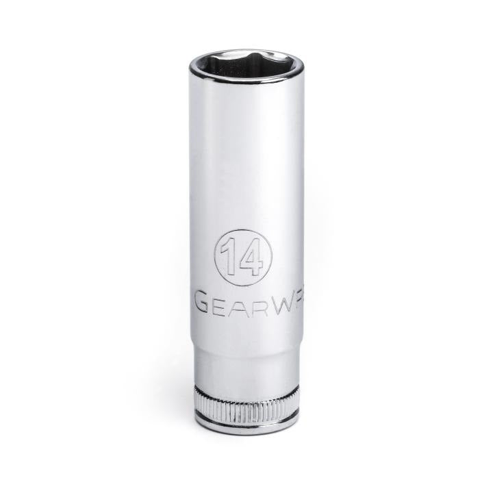 Gearwrench, 3/8" Drive 6 Point Deep Metric Socket 14mm