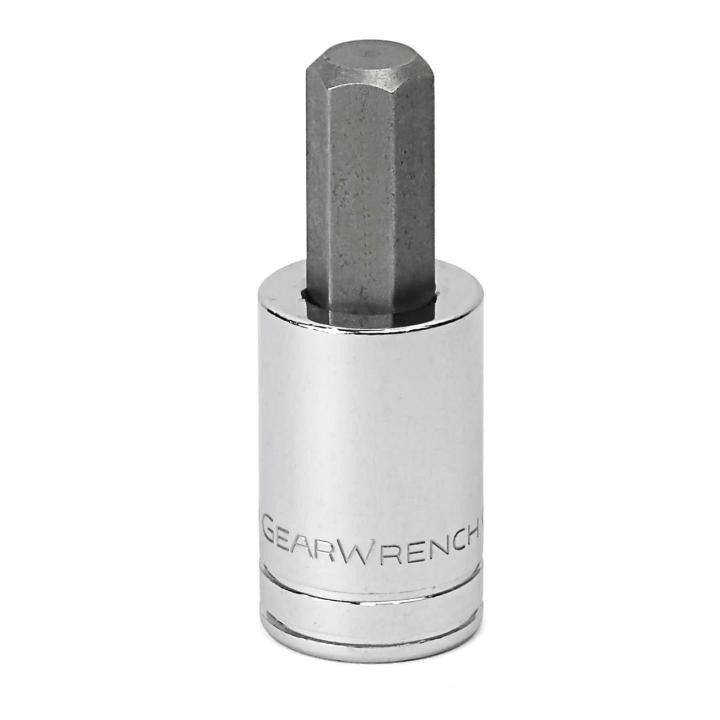 Les douilles à embouts GEARWRENCH sont dotées d'une base en acier allié traité thermiquement pour une durabilité et une durée de vie accrues. Nos embouts sont fabriqués en acier S2 pour une résistance maximale. Les douilles à embouts hexagonaux perme