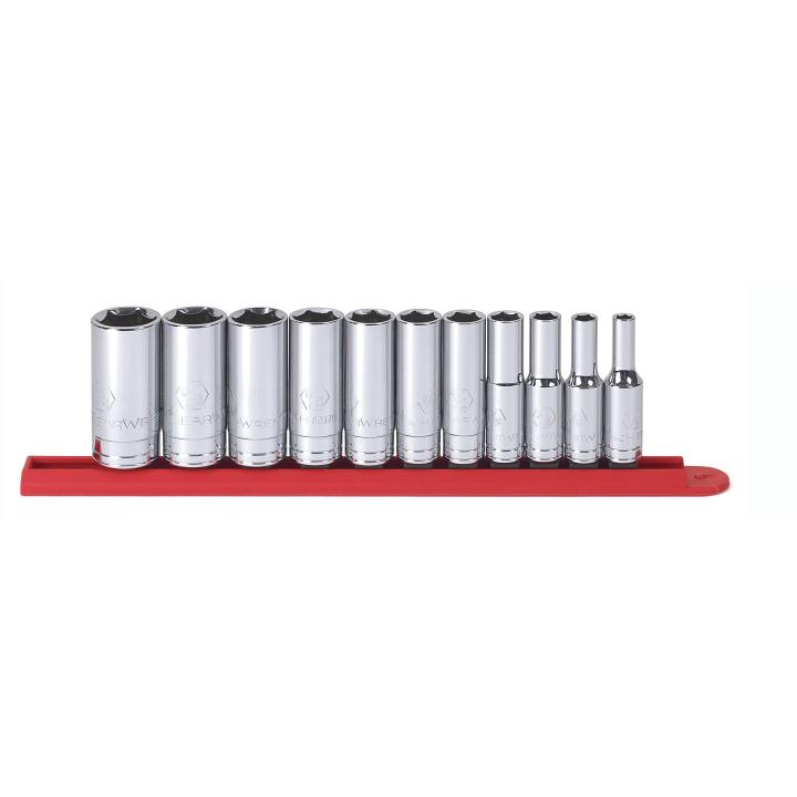 Gearwrench, 11 Pc. 3/8" Drive 6 Point Standard SAE Socket Set