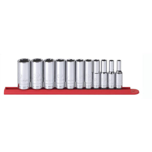 Gearwrench, 11 Pc. 3/8" Drive 6 Point Standard SAE Socket Set