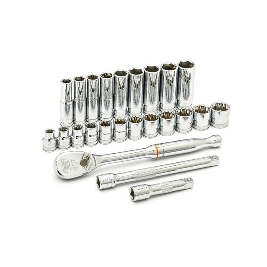 Gearwrench, 24 Pc. 3/8" Drive Metric Socket Set (Standard/Deep)
