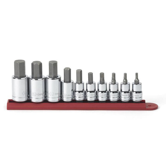 Gearwrench, 10 Pc. SAE Hex Bit Socket Set