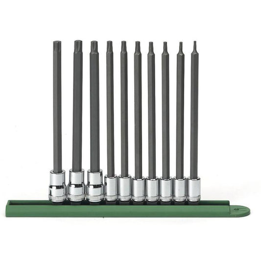 Gearwrench, 10 Pc. Long TORX® Bit Socket Set