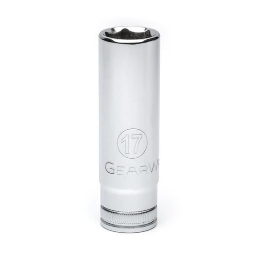Gearwrench, 1/2" Drive 6 Point Deep Metric Socket 17mm