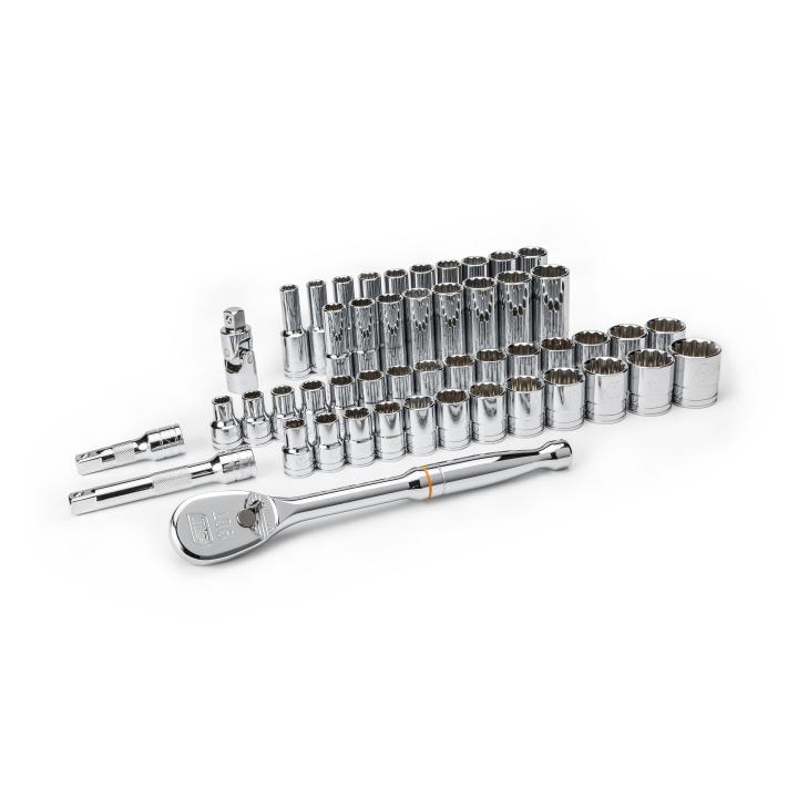 Gearwrench, 49 Pc. 1/2" Drive 12 Point Socket Set
