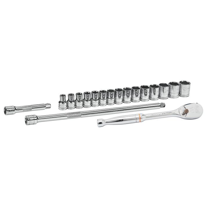 Gearwrench, 18 Pc. 1/2" Drive Metric Socket Set