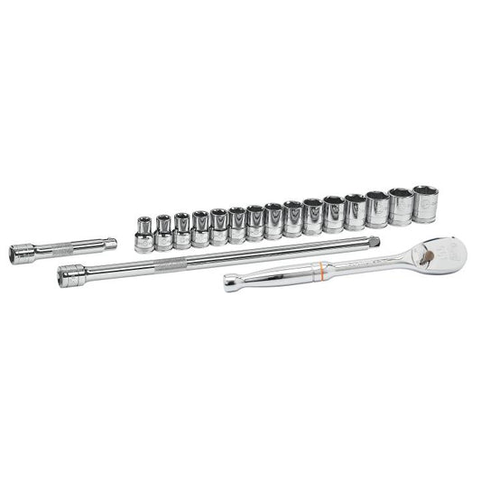 Gearwrench, 18 Pc. 1/2" Drive Metric Socket Set