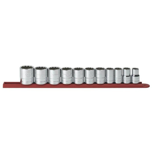 Gearwrench, 11 Pc. 1/2" Drive 12 Point Standard SAE Socket Set