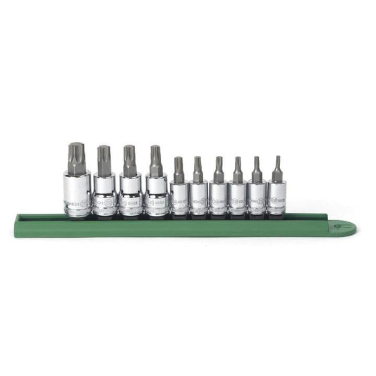 Gearwrench, 10 Pc. TORX® Press Fit Bit Socket Set