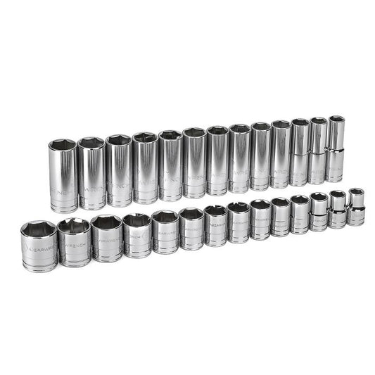Gearwrench, 27 Pc. 1/2" Drive SAE Master Socket Accessory Set