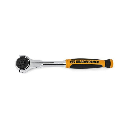 Gearwrench, 1/4" Drive 72-Tooth Dual Material Roto Ratchet 6-3/4"