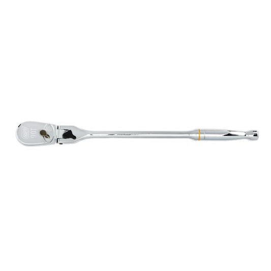 Gearwrench, 1/2" Drive 90-Tooth Locking Flex Head Teardrop Ratchet 17"