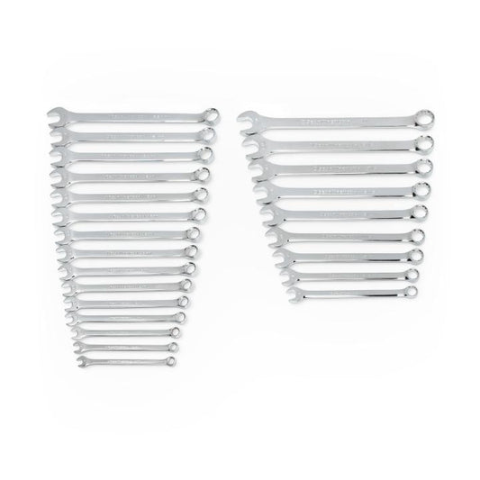 Gearwrench, 24 Pc. 12 Point Long Pattern Combination SAE/Metric Wrench Set