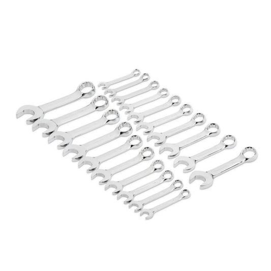 Gearwrench, 20 Pc. 12 Point Stubby Combination SAE/Metric Wrench Set