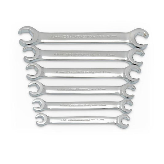 Gearwrench, 6 Pc. Flare Nut Metric Wrench Set