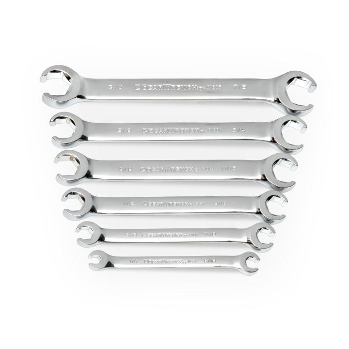 Gearwrench, 6 Pc. Flare Nut SAE Wrench Set