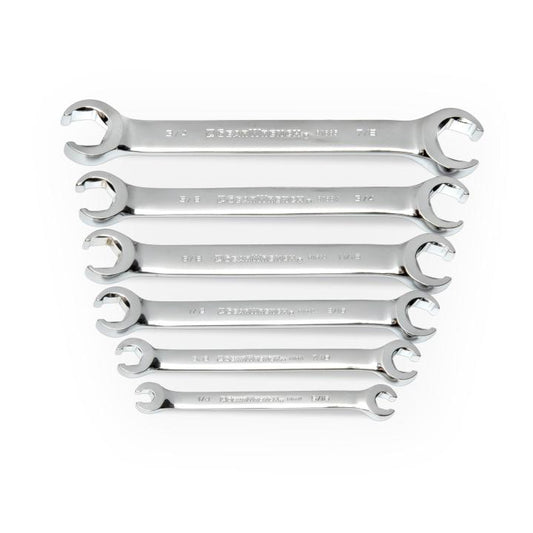 Gearwrench, 6 Pc. Flare Nut SAE Wrench Set