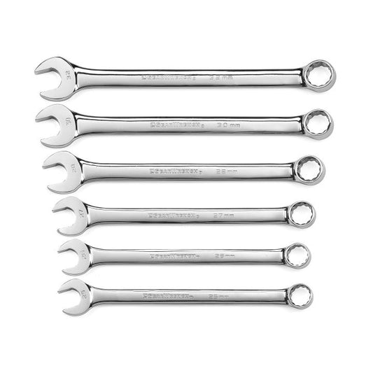 Gearwrench, 6 Pc. Metric 12 Point Long Pattern Combination Wrench Set