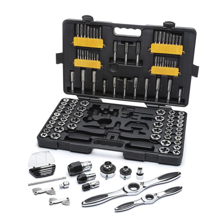 Gearwrench, 114 Pc. SAE/Metric Ratcheting Tap and Die Set